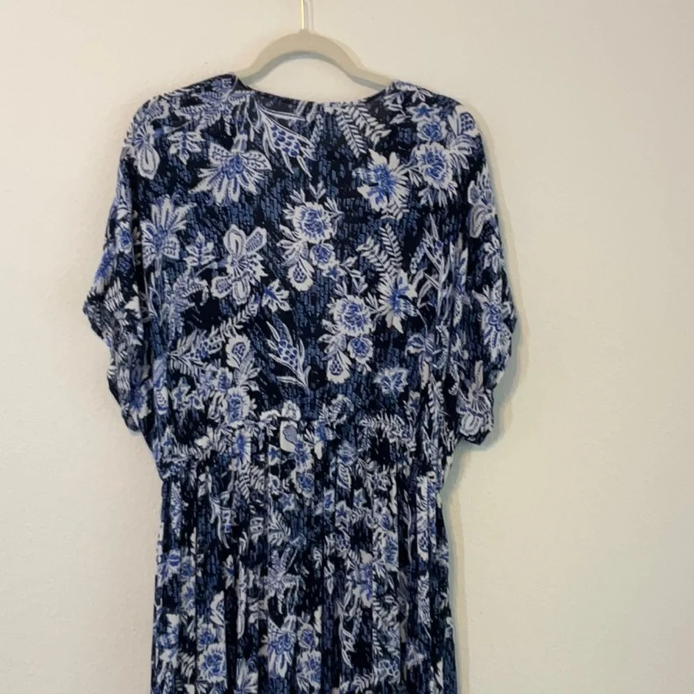 Torrid Swim Cover Up Size 14/16 Torrid size 1 / 2 Navy Black White Blue - Picture 5 of 12